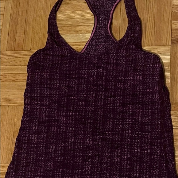 Lululemon Cool Racerback Tank Top Ziggy Wee August Glo Purple - Picture 2 of 2